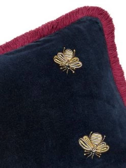 JOANNA BUCHANAN Embroidered Bee Lumbar Pillow -JOANNA BUCHANAN Sales unnamed file 111