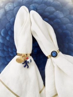 JOANNA BUCHANAN Enamel Gem Napkin Rings 4-Piece Set -JOANNA BUCHANAN Sales unnamed file 116