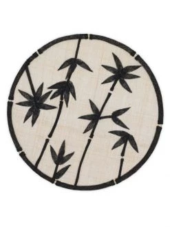 JOANNA BUCHANAN Straw Bamboo 4-Piece Placemat Set