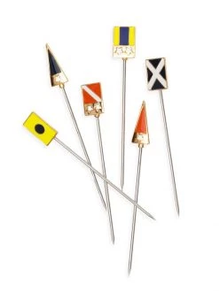 JOANNA BUCHANAN Nautical 4-Piece Cocktail Pick Set