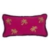 JOANNA BUCHANAN Palm Tree Linen Lumbar Pillow