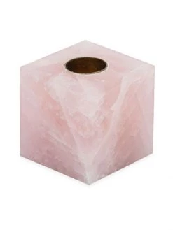 JOANNA BUCHANAN Rose Quartz Candlestick Cube