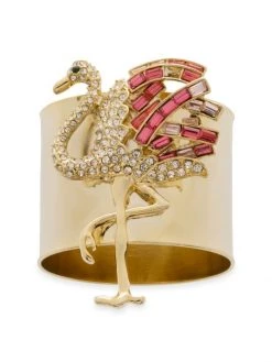 JOANNA BUCHANAN Flamingo Napkin Ring Set