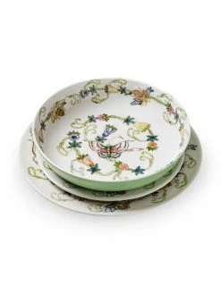 JOANNA BUCHANAN Butterfly & Bees Shallow Bowls, Set Of 4 -JOANNA BUCHANAN Sales unnamed file 185