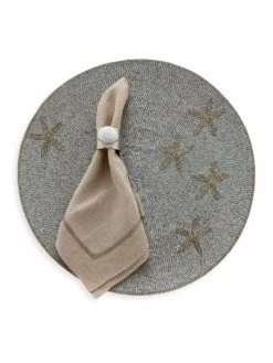 JOANNA BUCHANAN Starfish Beaded Placemat -JOANNA BUCHANAN Sales unnamed file 188