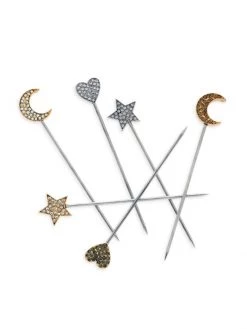 JOANNA BUCHANAN Celestial Cocktail Picks 6-Piece Set