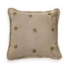 JOANNA BUCHANAN Embroidered Bee Fringe Pillow