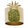 JOANNA BUCHANAN Pineapple Napkin Rings 2-Piece Set