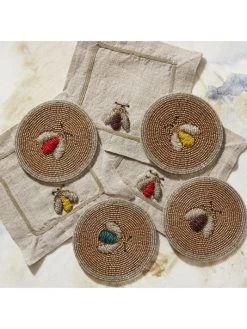 JOANNA BUCHANAN Sparkle Bee Cocktail Napkins 4-Piece Set -JOANNA BUCHANAN Sales unnamed file 256