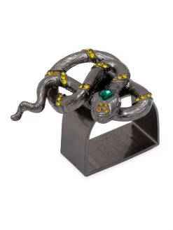 JOANNA BUCHANAN Snake 4-Piece Napkin Ring Set
