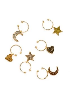 JOANNA BUCHANAN Celestial Wine Charms 6-Piece Set -JOANNA BUCHANAN Sales unnamed file 27