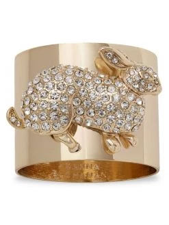 JOANNA BUCHANAN Bunny 2-Piece Napkin Ring Set