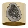 JOANNA BUCHANAN Druzy Napkin Rings 2-Piece Set