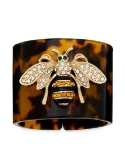 JOANNA BUCHANAN Stripey Bee Napkin Rings 4-Piece Set