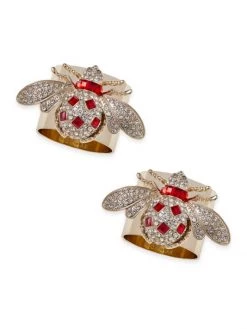 JOANNA BUCHANAN Classic Bee Napkins Rings 2-Piece Set -JOANNA BUCHANAN Sales unnamed file 324