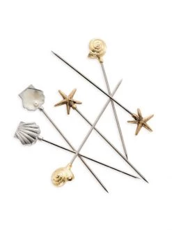 JOANNA BUCHANAN Shell Cocktail Picks 6-Piece Set -JOANNA BUCHANAN Sales unnamed file 328