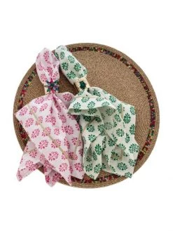 JOANNA BUCHANAN Rainbow Beaded Placemat -JOANNA BUCHANAN Sales unnamed file 338