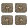 JOANNA BUCHANAN Agate Bee Coasters 4-Piece Set