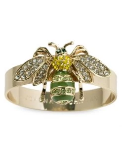 JOANNA BUCHANAN Skinny Stripey Bee Napkin Rings