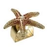 JOANNA BUCHANAN Sparkling Starfish Napkin Rings Green