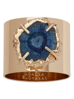JOANNA BUCHANAN Crystal Agate Napkin Ring Set