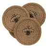 JOANNA BUCHANAN Stripey Bee 4-Piece Coaster Set