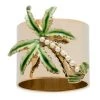 JOANNA BUCHANAN Palm Tree Napkin Ring Set