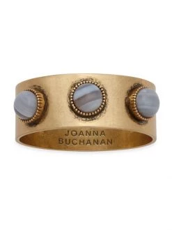 JOANNA BUCHANAN Cabochon Napkin Rings 4-Piece Set