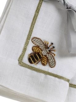 JOANNA BUCHANAN Stripey Bee Linen Dinner Napkins 2-Piece Set -JOANNA BUCHANAN Sales unnamed file 438