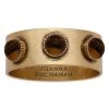 JOANNA BUCHANAN Tiger's Eye Napkin Ring Set