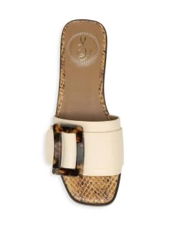 Sam Edelman Inez Leather Slides 9 Sam Edelman Inez Leather Slides -JOANNA BUCHANAN Sales unnamed file 484