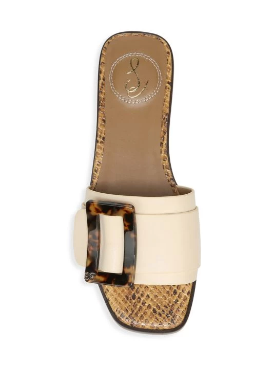 Sam Edelman Inez Leather Slides 5 Sam Edelman Inez Leather Slides - Image 5
