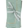 JOANNA BUCHANAN Gold-Trim Dinner Napkin Set