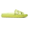 Sam Edelman Valeri Cut-Out Leather Slides Carmine Rose