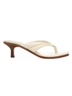 Sam Edelman Daphney Leather Thong Sandals Modern Ivory -JOANNA BUCHANAN Sales unnamed file 528