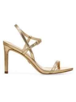Sam Edelman Doran Metallic Sandals Gold Leaf