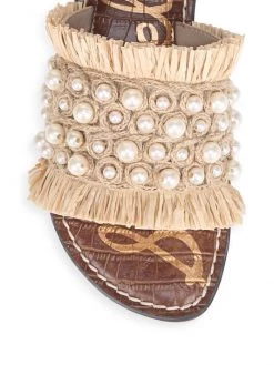 Sam Edelman Guthrie Beaded Flat Sandals -JOANNA BUCHANAN Sales unnamed file 562