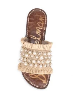 Sam Edelman Guthrie Beaded Flat Sandals -JOANNA BUCHANAN Sales unnamed file 563