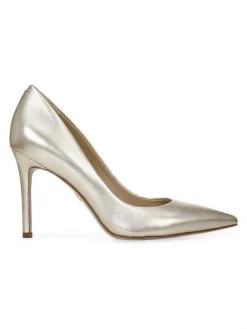 Sam Edelman Hazel Metallic Leather Pumps