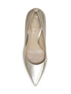 Sam Edelman Hazel Metallic Leather Pumps -JOANNA BUCHANAN Sales unnamed file 598