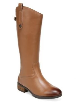 Sam Edelman Little Girl's & Girl's Penny Mini Leather Boots For Kids Black