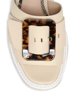 Sam Edelman Livi Wedge Leather Sandals -JOANNA BUCHANAN Sales unnamed file 652