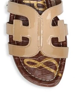 Sam Edelman Bay Flat Patent Leather Sandals -JOANNA BUCHANAN Sales unnamed file 662