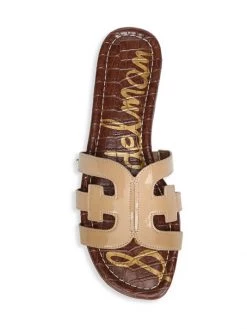 Sam Edelman Bay Flat Patent Leather Sandals -JOANNA BUCHANAN Sales unnamed file 663