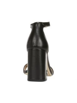 Sam Edelman Daniella Ankle-Strap Leather Sandals Black -JOANNA BUCHANAN Sales unnamed file 666