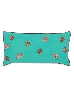 JOANNA BUCHANAN Embroidered Shell Pillow