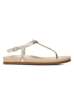 Sam Edelman Naomi Metallic Leather Thong Sandals