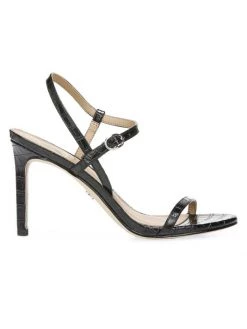 Sam Edelman Doran Croc-Embossed Strappy Sandals Pink -JOANNA BUCHANAN Sales unnamed file 727