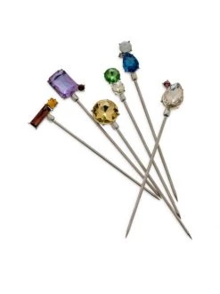 JOANNA BUCHANAN Jeweled Cocktail Picks 6-Piece Set