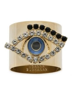 JOANNA BUCHANAN Evil Eye Napkin Rings 2-Piece Set